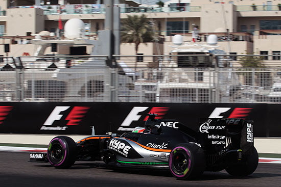 Sahara Force India Formula 1 race car.