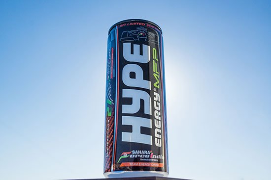 Limited edition of MFP drink of the Hype Energy Drinks.