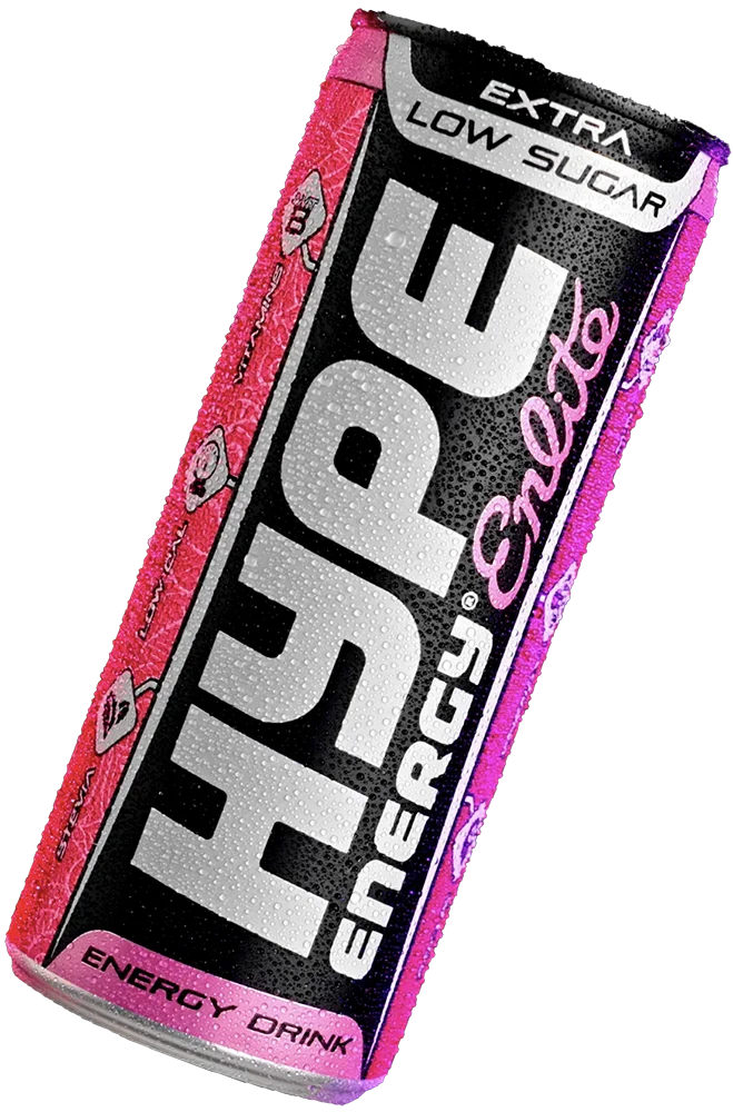 Hype’s energy drink Enlite in a can.