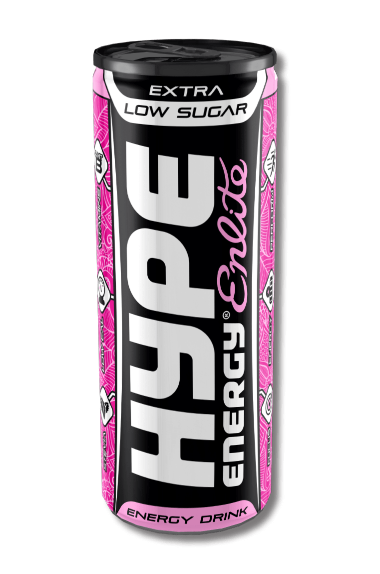 Hype’s energy drink Enlite in a can.