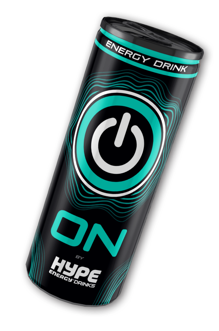 Hype’s ON energy drink in a can.