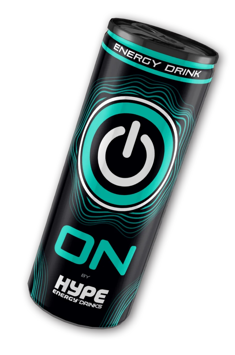 Hype’s ON energy drink in a can.