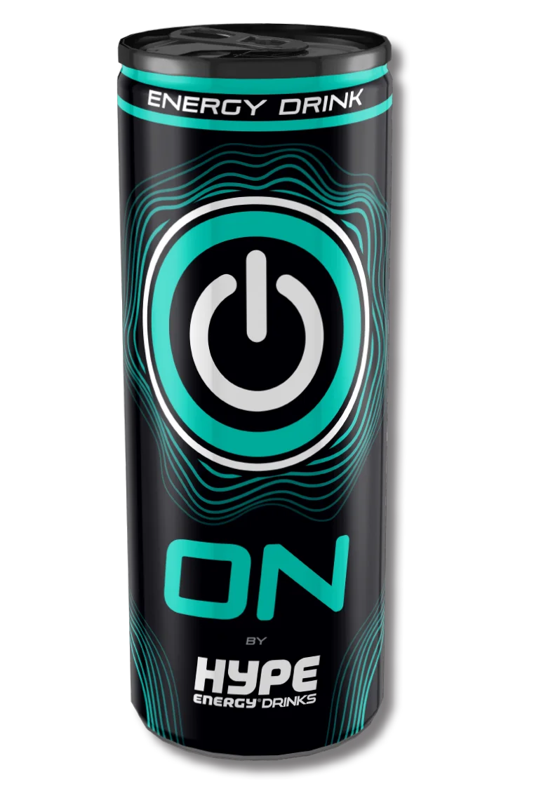 Hype’s ON energy drink in a can.