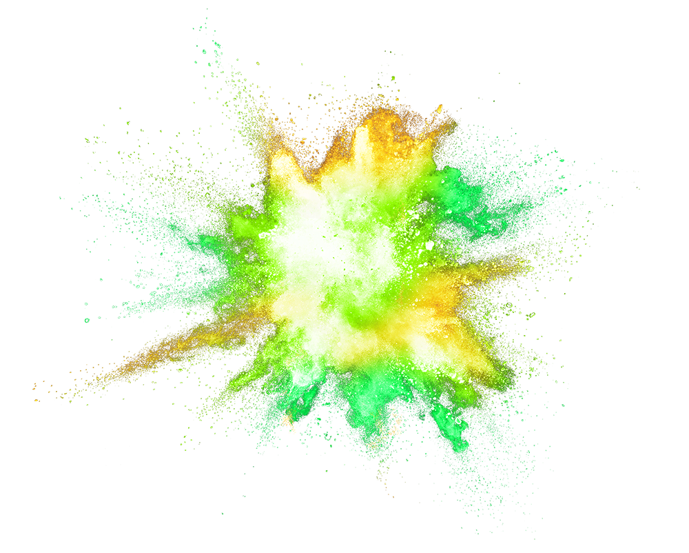 A dose of mfp energy drink which has been splashed.