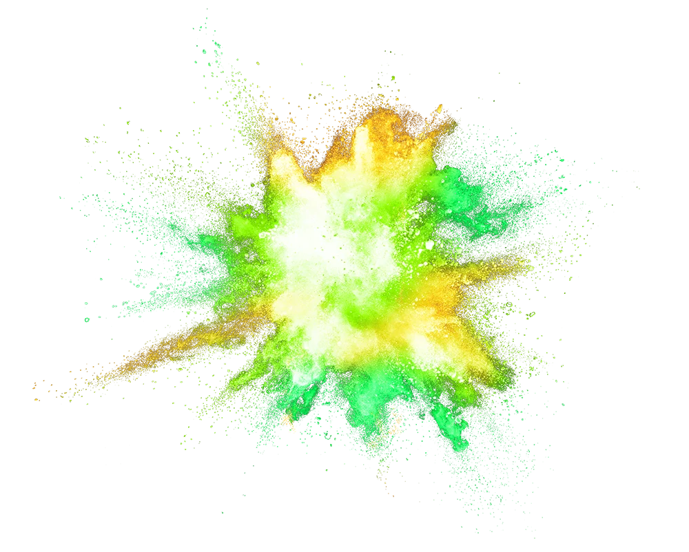 A dose of mfp energy drink which has been splashed.