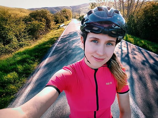 Keira McVitty takes a selfie