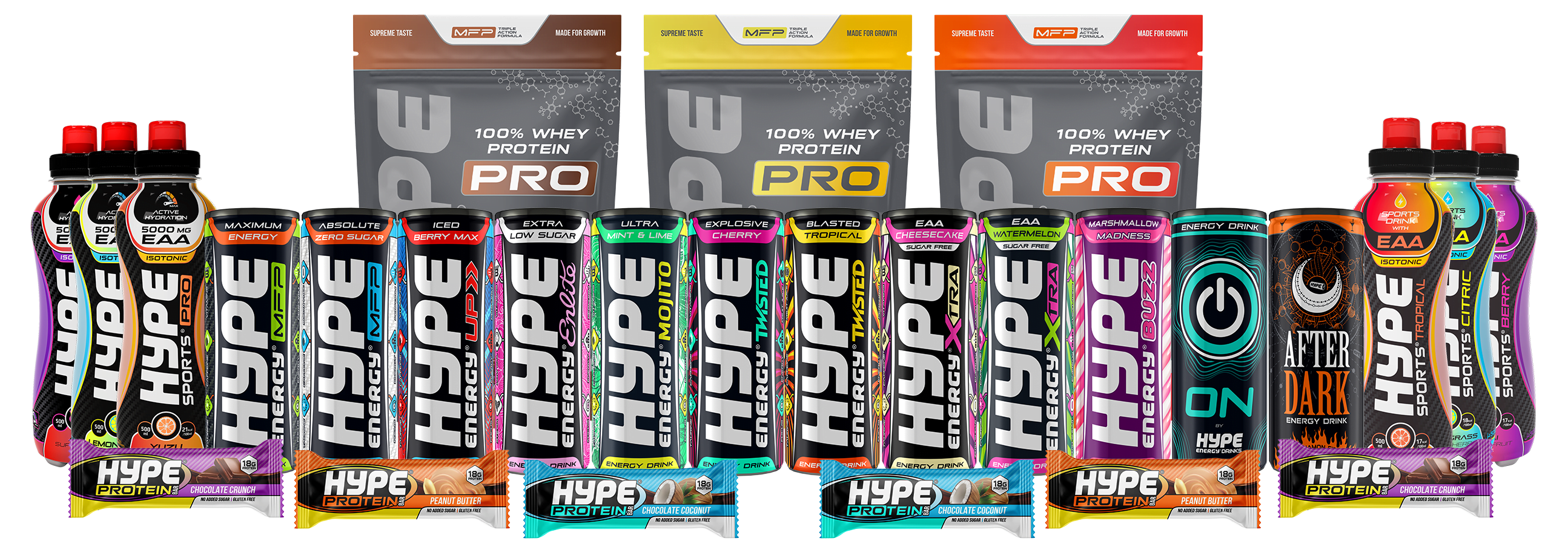 Hype's Product range