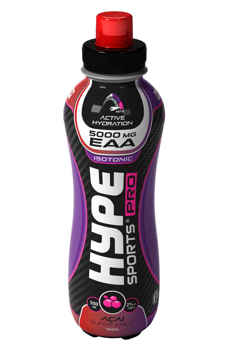 Hype’s sports drinks Acai Berry flavoured, in PET bottle.