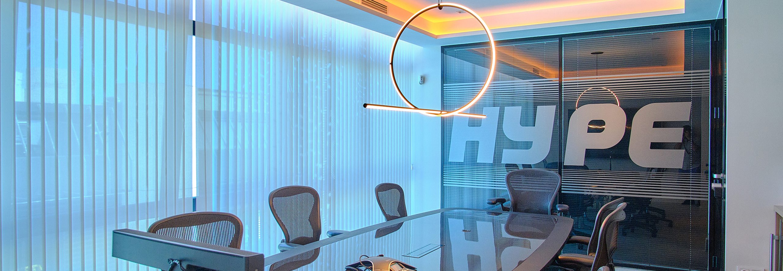 Hype Energy Drink meeting room.