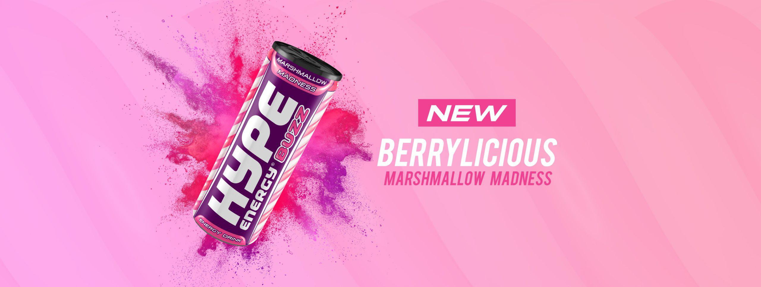 Hype Buzz energy drink can.